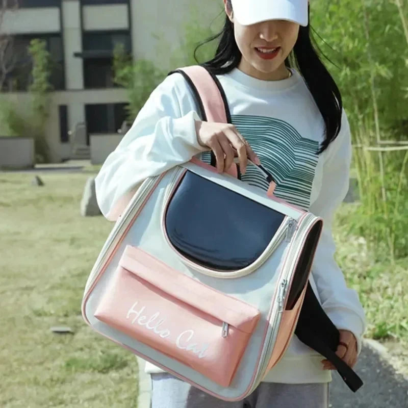 Cat Carrier Bags Windproof Outdoor Travel Backpack for Cat Small Dogs Transport Carrying Bag Cat Backpack Carriers With Cushion