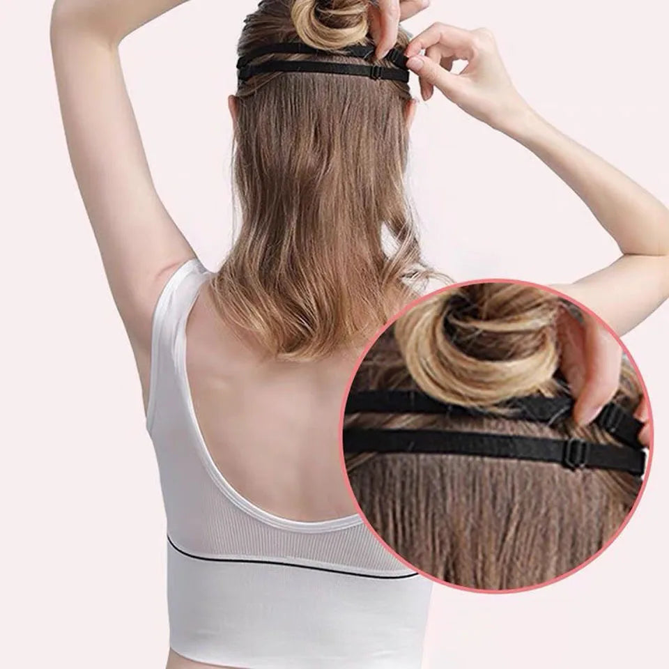 Eyes Eyebrows Stretch Band Adjustable Eyes And Fox Eyes Lift Hair Strap Band Hold BB Clips Double Layer Magic Elastic Band