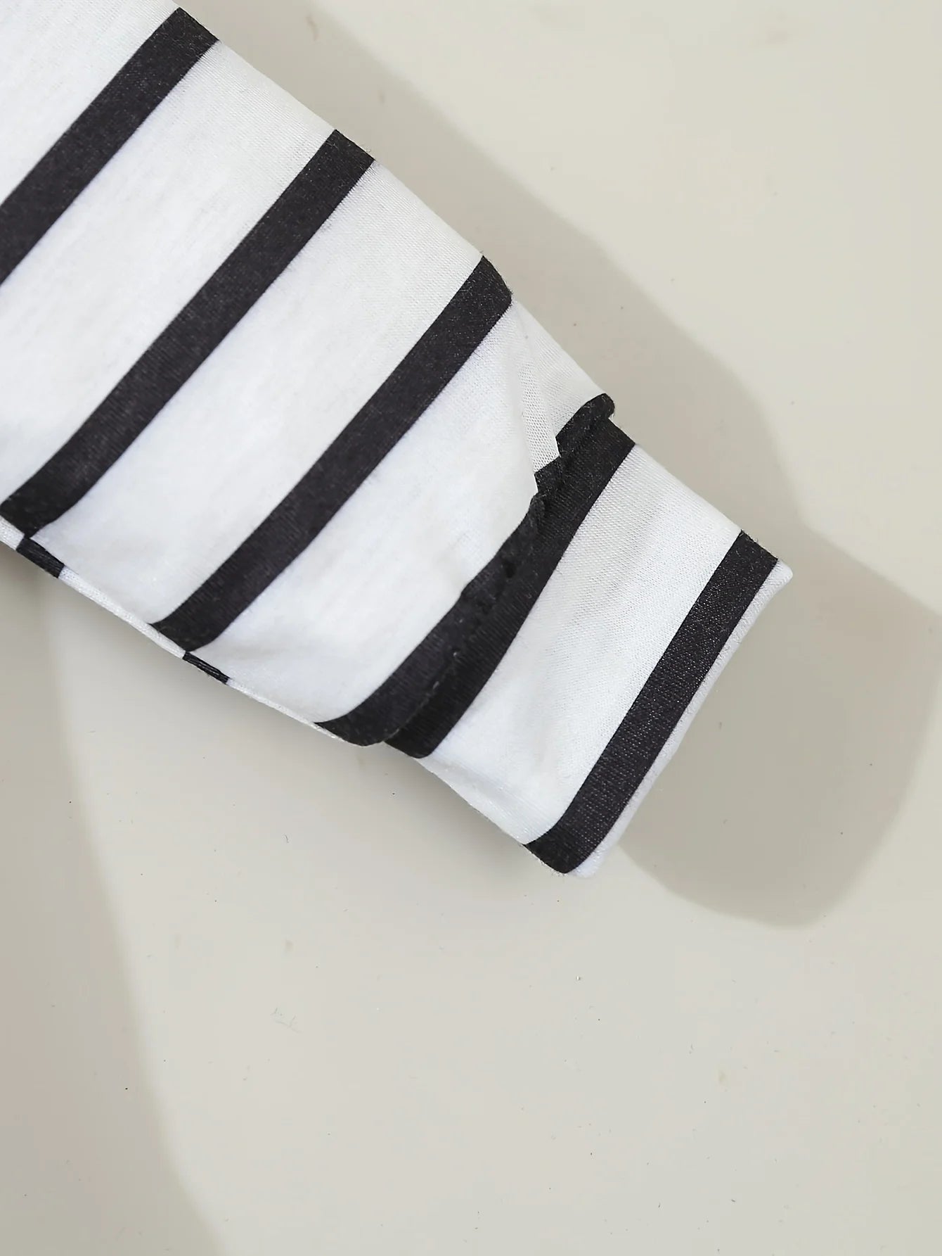 Spring And Autumn's New High-Neck Triangular Hatchcoat 3-Piece Casual And Simple Striped Jumpsuit For Baby Boys