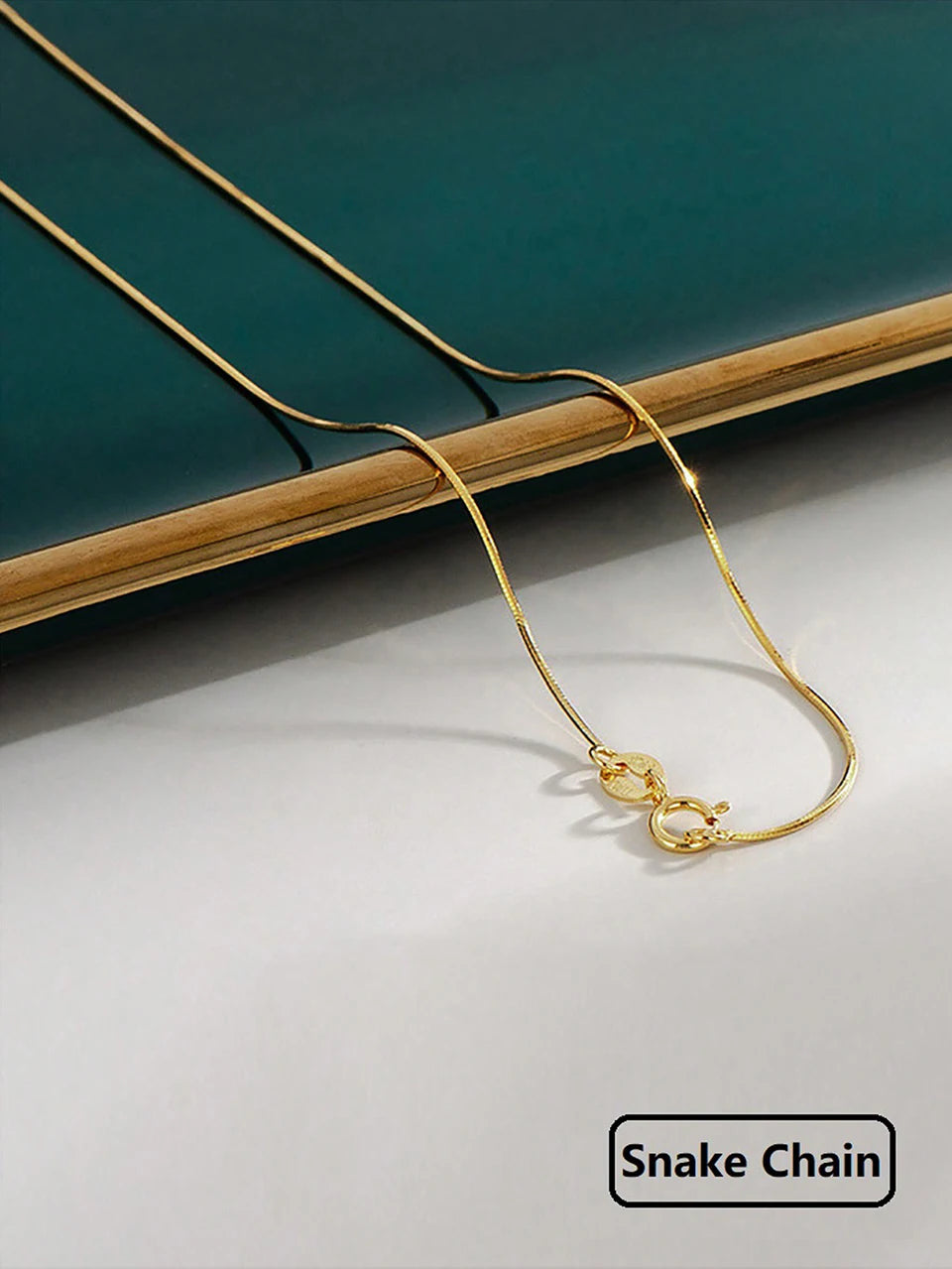 GRA 40cm 45cm Minimalist Female Necklace for Women on Neck Real 925 Sterling Silver Chain Necklaces Girls Fashion Fine Jewelry