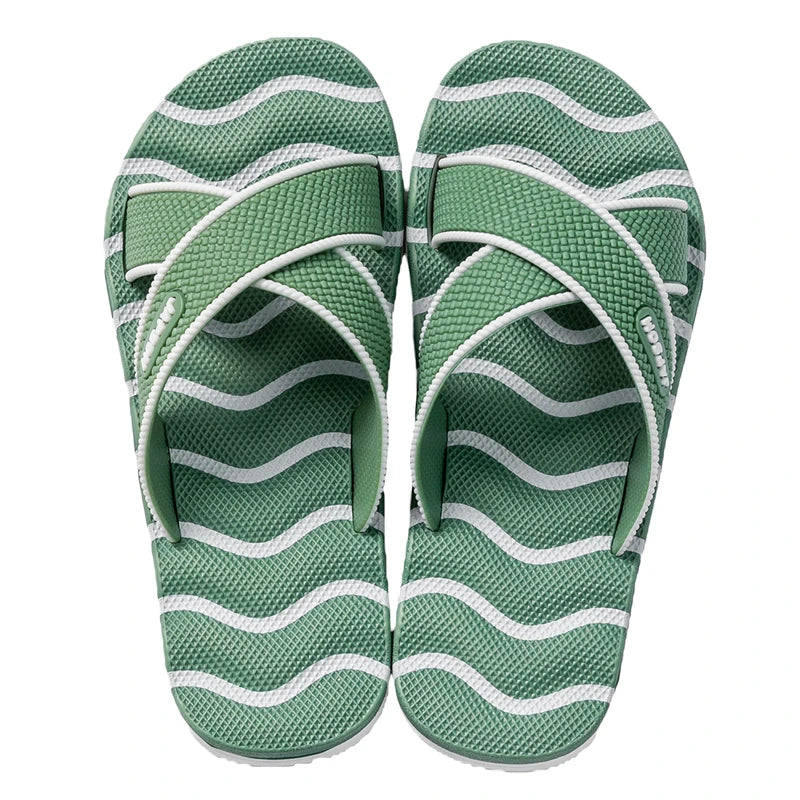 Couple Style Men's and Women's New Summer Beach Shoes Lightweight Flip-Flops Non-Slip Large Size Slippers Thick-Soled Anti-Odor