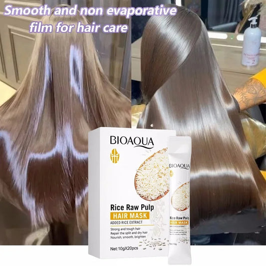 Keratin Hair Mask Magical 5 Second Repair Damage Frizzy Soft Smooth Shiny Hair Deep Moisturize Hair Treat Repair Hair Care Mask