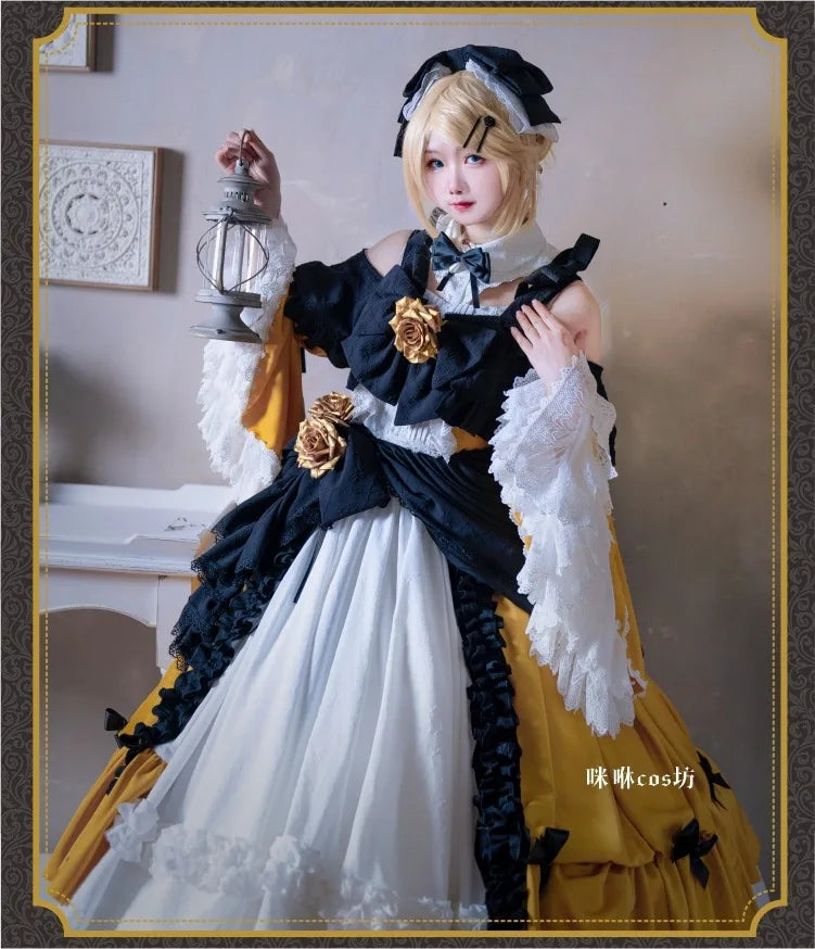 15th Anniversary Rin Cosplay Costume Women Cute Gothic Lolita Dress Halloween Outfits Anime Clothing Custom Made