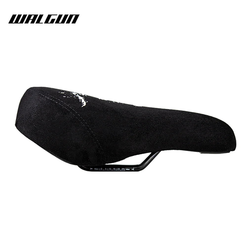 WALGUN BMX Bicycle Saddle Dirt Jump Cruiser Bike Seat with Embroidery Freestyle Racing Dowbhill Saddle MTB 265*170 Cycling Parts