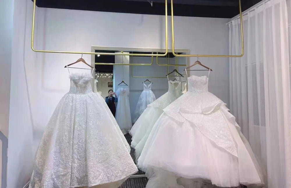 Smileven Long Sleeve Satin Muslim Wedding Dresses High Neck Bride Gown Vestido De Novia Sleeveless Bow Wedding Gowns Customized