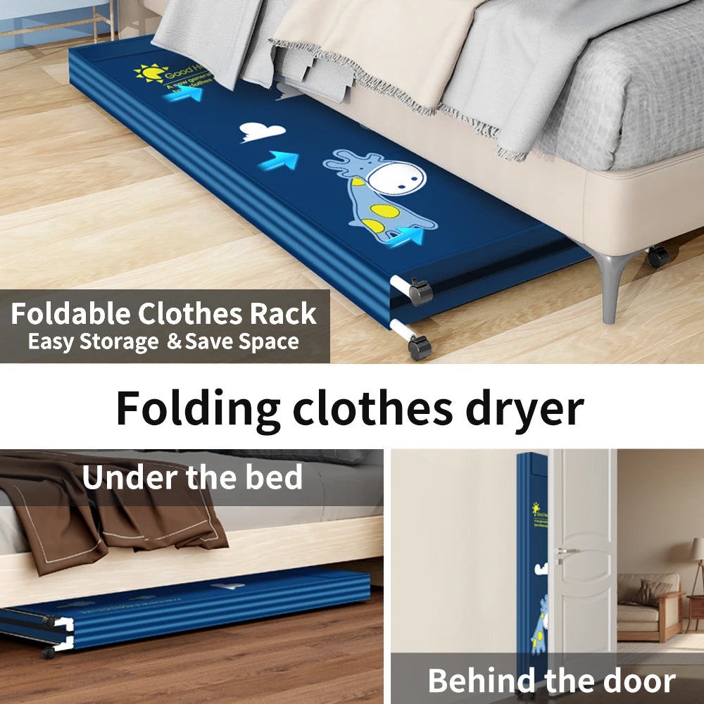 Portable Electric Clothes Dryer,220V-1500W Heated Clothes Airer, Heated Clothes Dryer with Timer, Electric Clothes Dryer