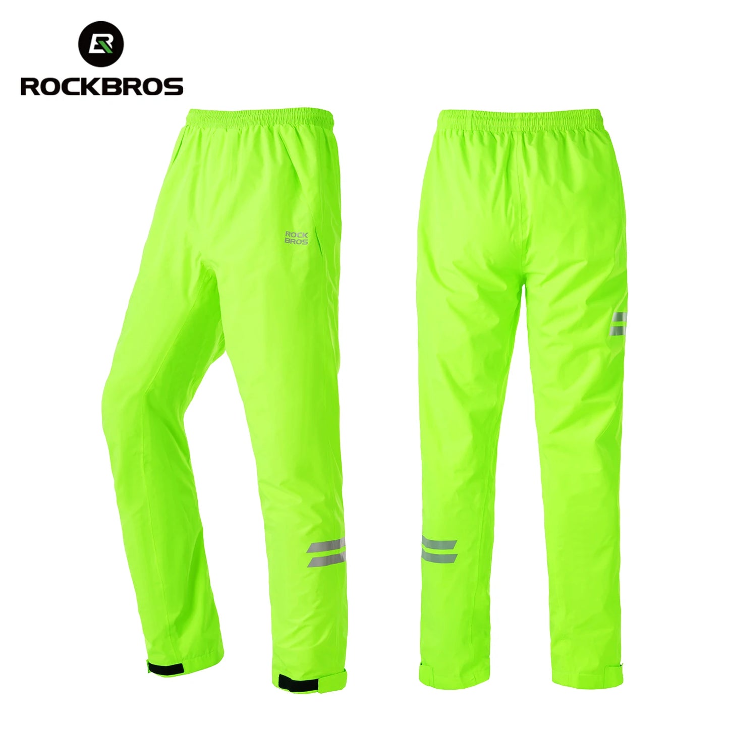 ROCKBROS Rainproof Cycling Suit Breathable Raincoat Hoodie Jacket Waterproof Pants Trousers Men Outdoor Sports Cycling Clothing