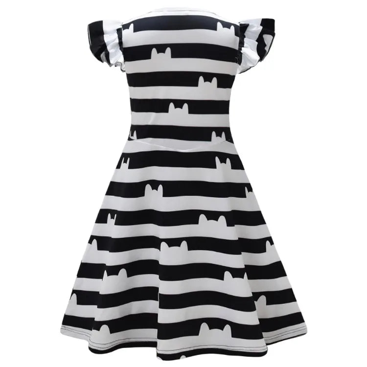 Vestido De Gabby's Dollhouse Clothes Kids Gabbys Cats Cosplay Costume Toddler Girls Carnival Birthday Party Dress with Headband