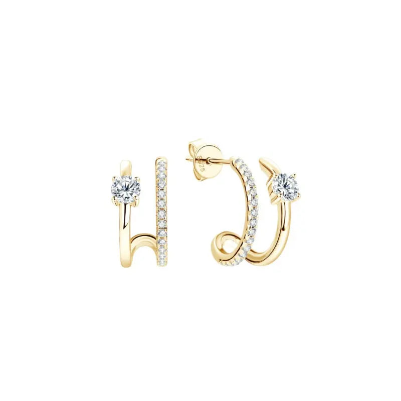 925 Silver Stud Earrings Hoop Earrings For Women Rose Flower Strawberry Butterfly Daisy Earrings Set Fashion Jewelry Gift