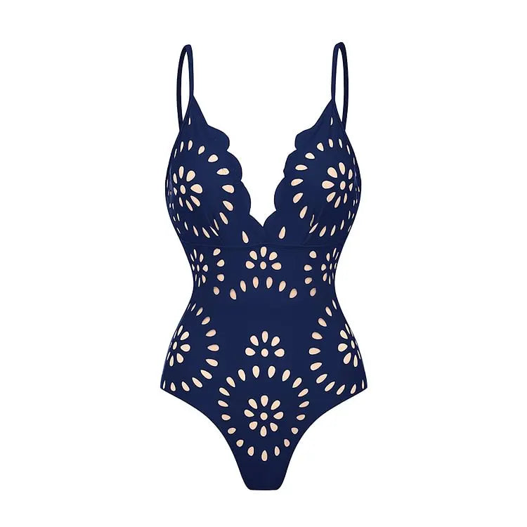 Flaxmaker Summer New Women Sexy Hawaiian Lace Up V Neck Ruffle Swimsuit and Sarong Women Swimwear Set Push Up Bathing Suit