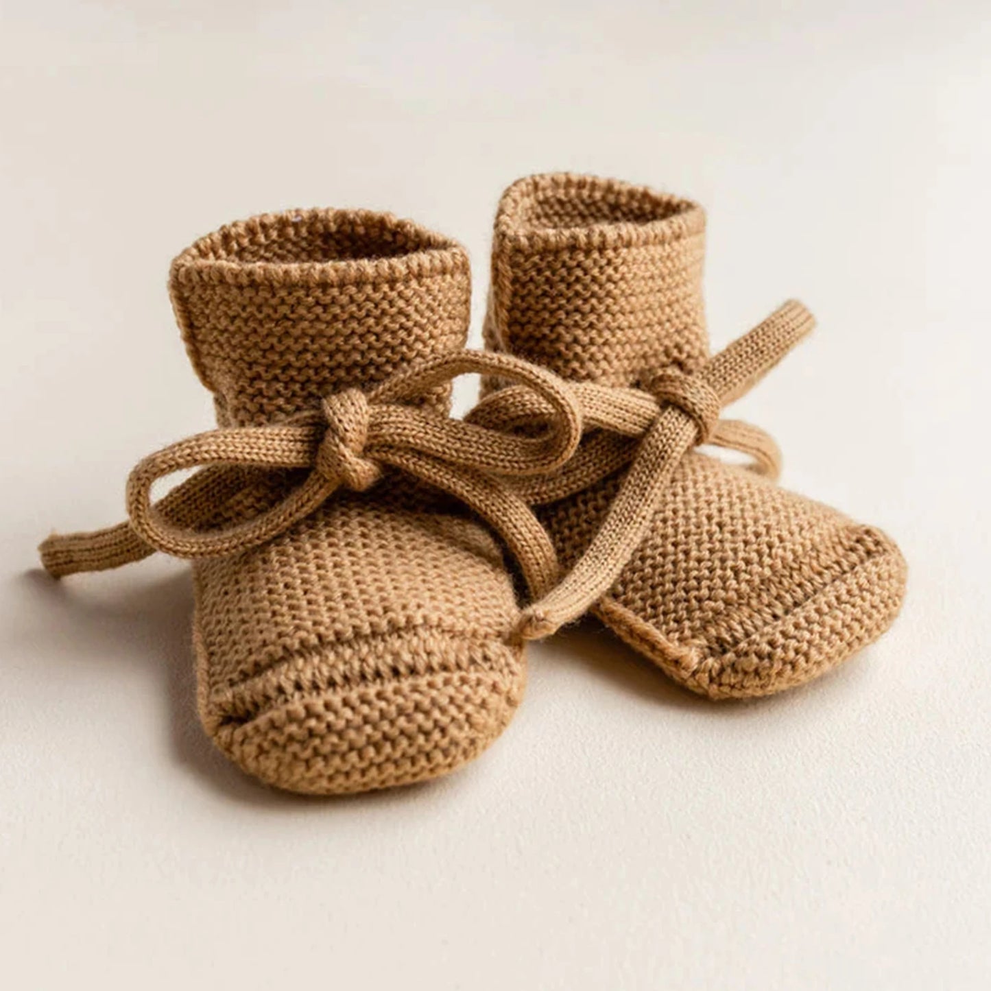 Cute Infant Baby Booties Autumn Winter Knit Merino Wool Warm Baby Socks