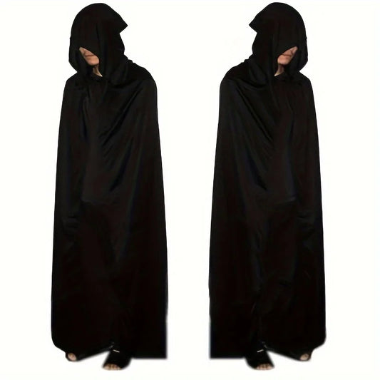 1PC Halloween Party Adult Grim Reaper Black Cloak Festival costumes Halloween Vampire Wizard Cosplay Costume Props
