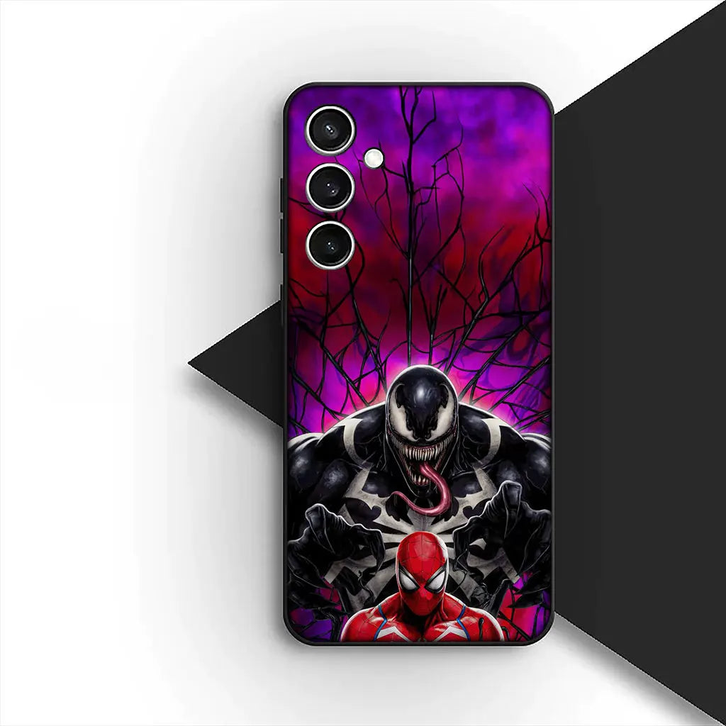 Cover Venom Spider Man Marvel Spiderman Phone Case for OPPO A18 A16 A80 A40 A17 A15 A38 A78 A79 A54 A57 A58 A60 4G 5G Casing
