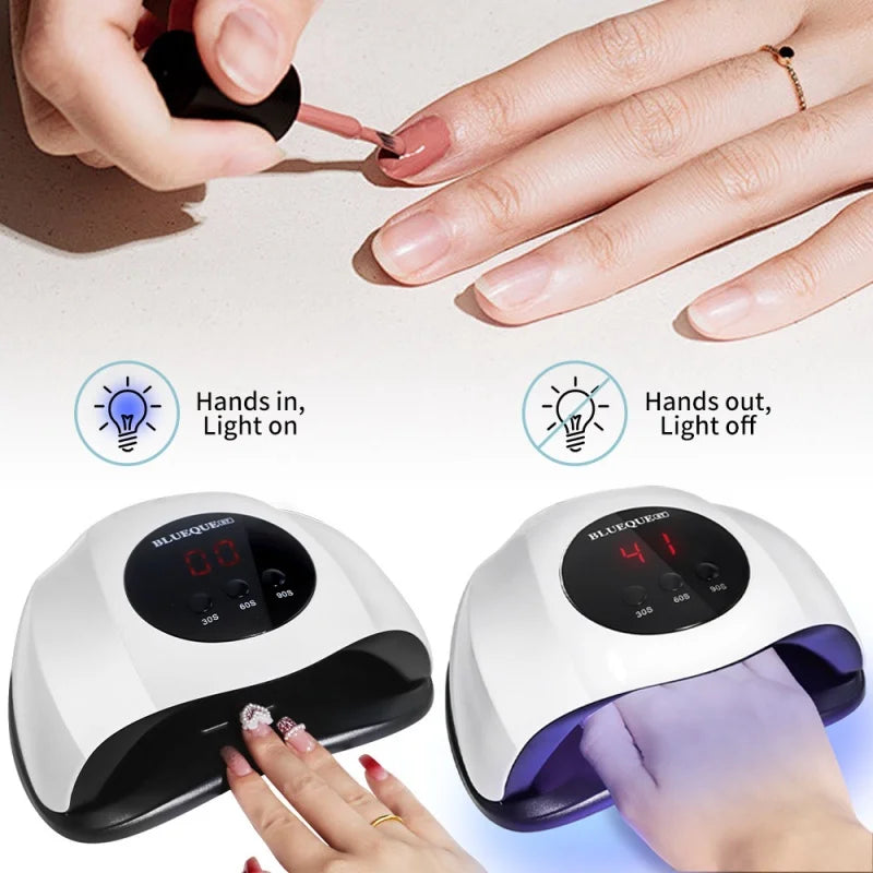 Nail Art Tools Nail Dryer Machine UVLED Nail Lamp Nail Dryer for Nail Gel Polish Curing with Smart Sensor Manicure Pedicure Tool