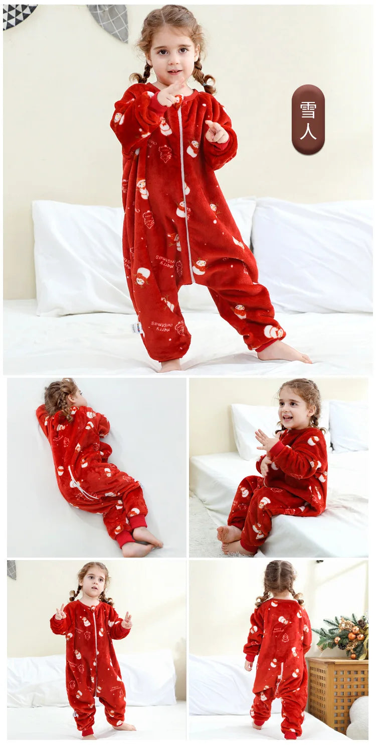 Kids Animal Dinosaur Kigurumi Costume Cosplay Cartoon Jumpsuit for Children Halloween Christmas Girls Boys Hooded Pajamas Onesie