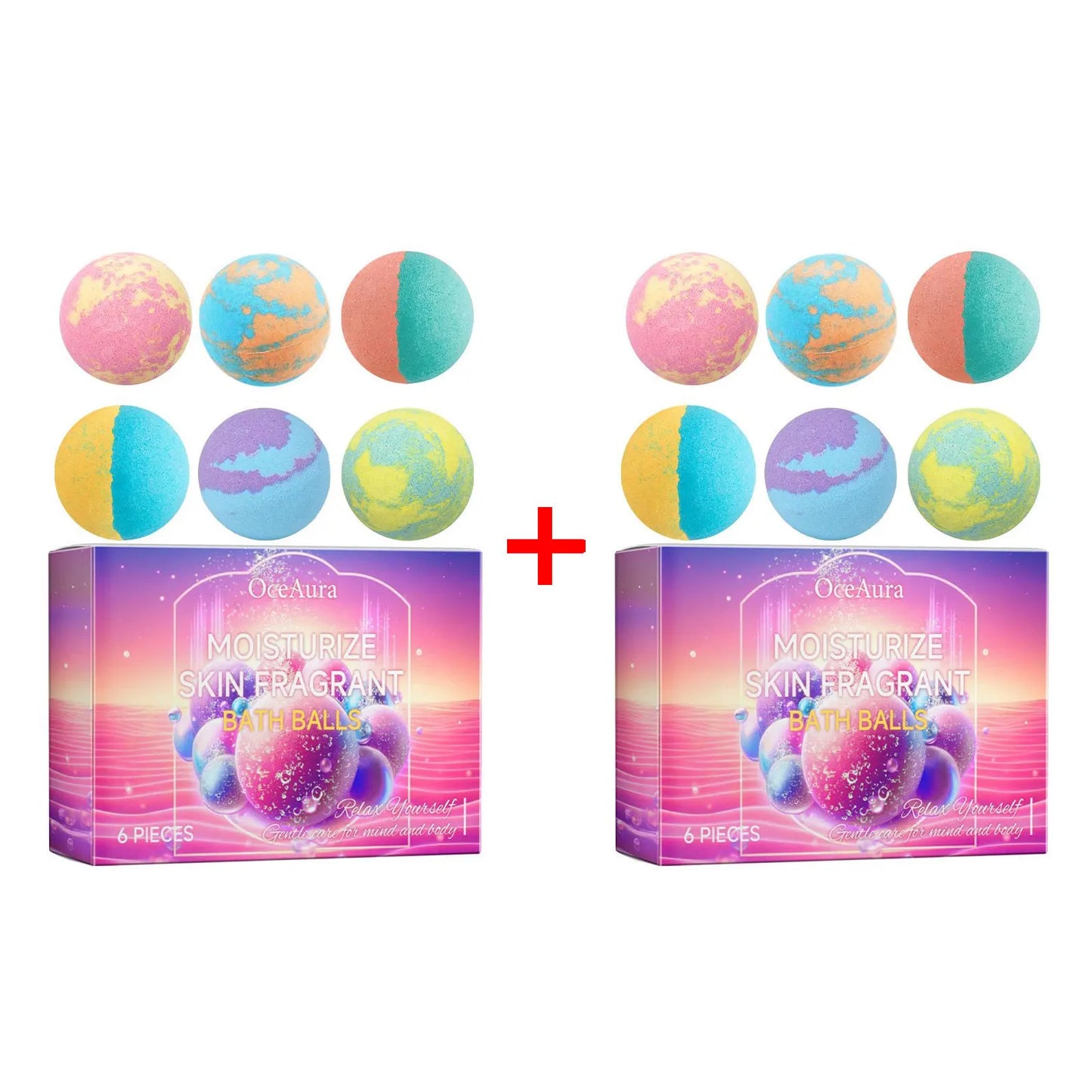 Moisturize Skin Fragrant Bath Balls Set Handmade Natural Bath Bomb Men Women Soothing Exfoliate Floating Bubble Self Care Gifts