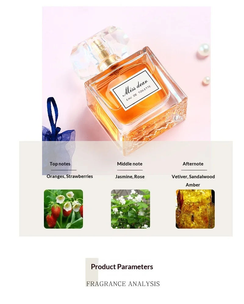 Brand Perfume Musk Women Perfume Spray Flirting Pheromone Long Lasting Jasmine Fruity Light Fragrance Seductive Romance Gift