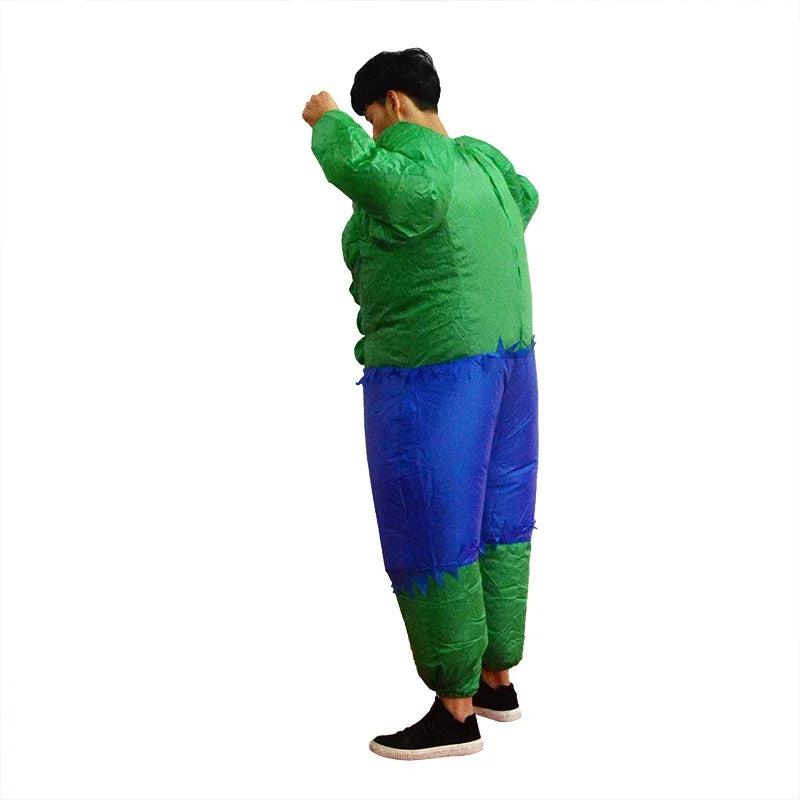 2026  Adult Fatty Hulk Inflatable Costume Anime Suits Mascot Halloween Party Cosplay Costumes for Man Woman Boys Girls
