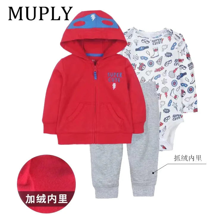 3-piece Suit Summer Baby Clothes Sets Baby Short Sleeve Shorts Cover Clothes Cute Girls Bebe Children Cotton 100% Clothing 6-24M
