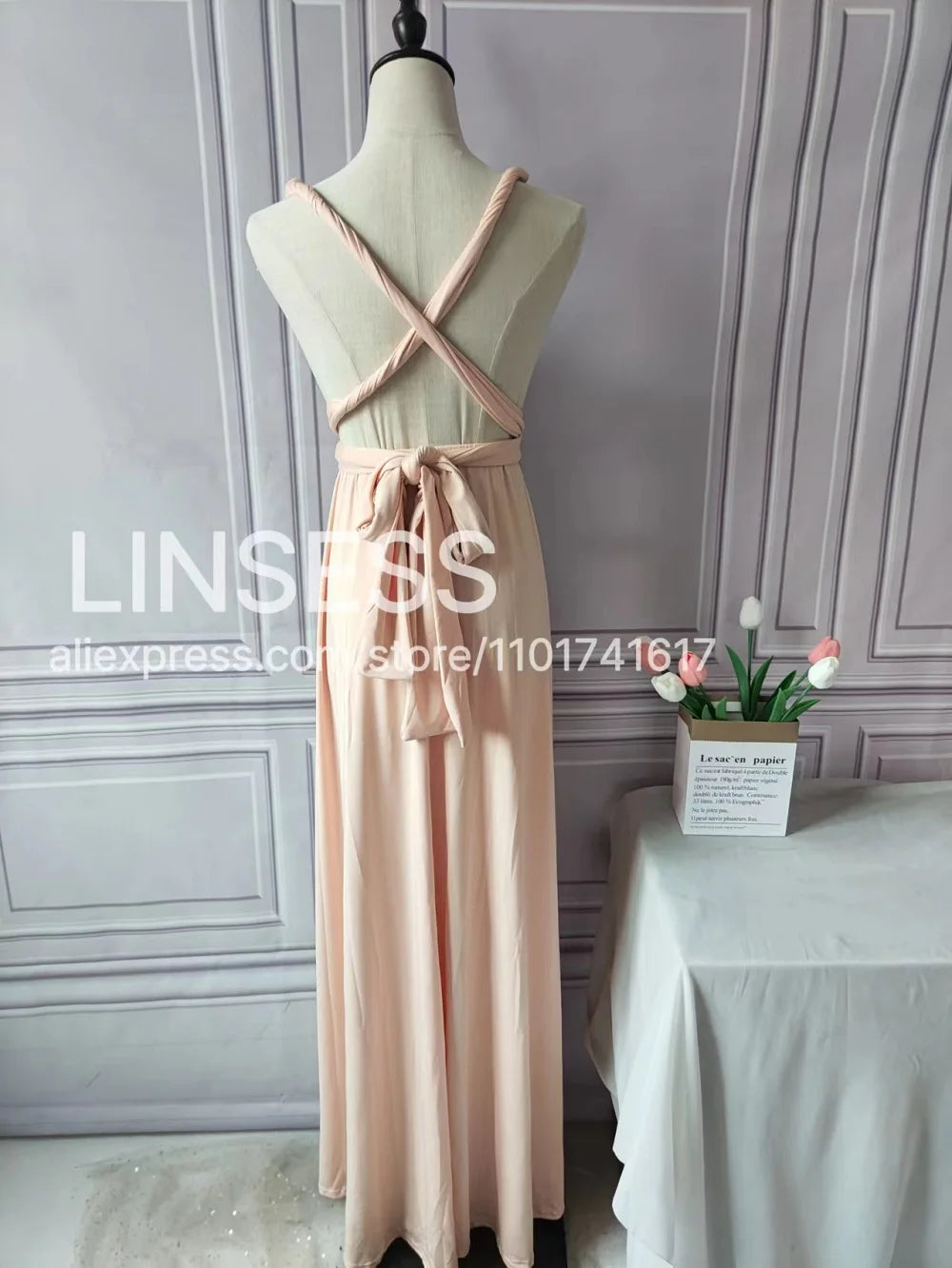 Multiway Maxi Dress Bridesmaid Dress Infinity Cocktail Dress Floor Length Bridesmaid Dress Maxi Dress for Bridesmaid Gifts