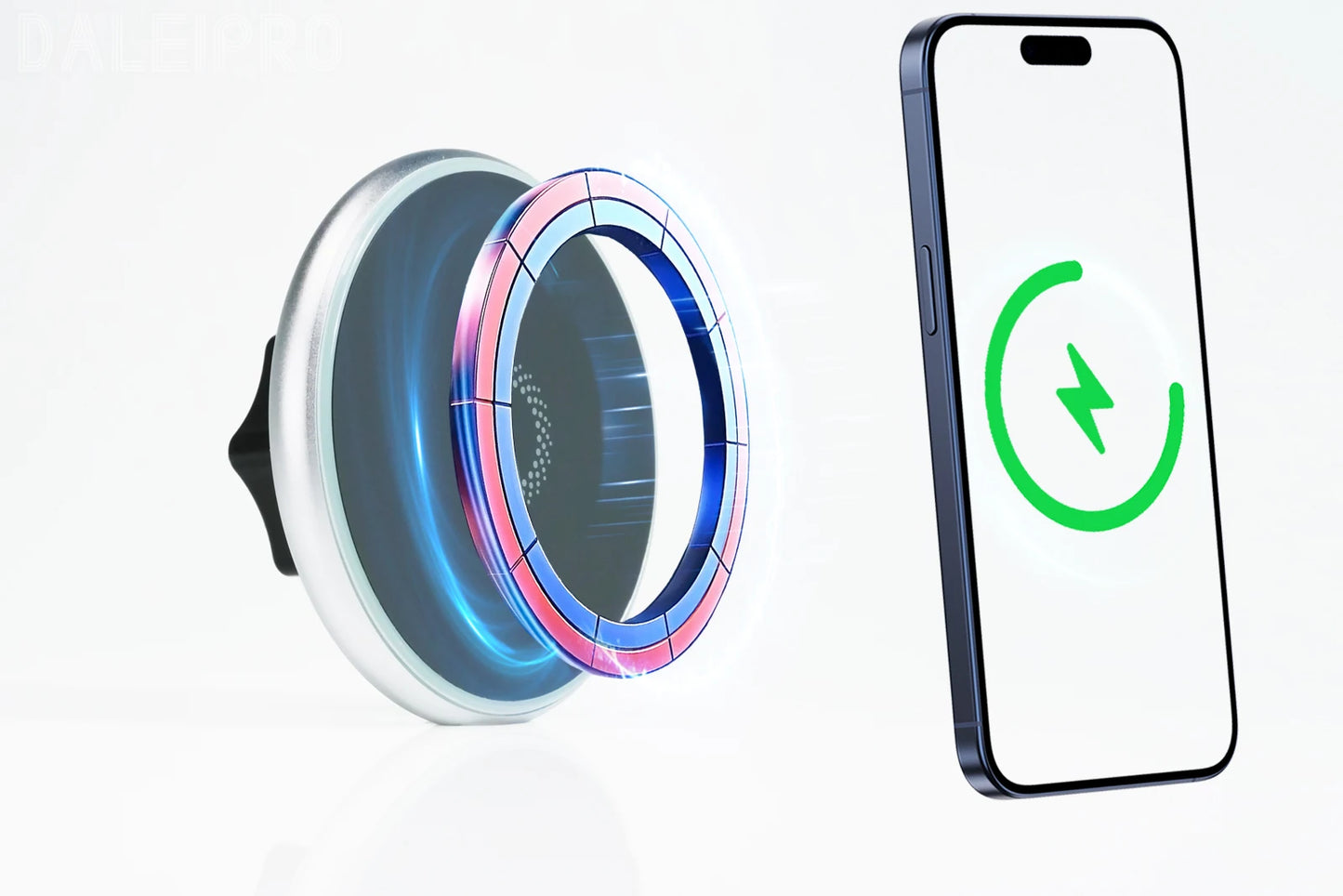 For Ford Fiesta MK8 2017-2020 2021 2022 Car Phone Holder Fixed to Screen Car Magnetic MagSafe Wireless Charger Mount Accessories