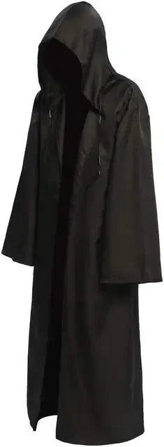 Halloween Wizard Tunic Hooded Robe Medieval Knight Cloak Cosplay Costumes Brown Cosplay Costumes