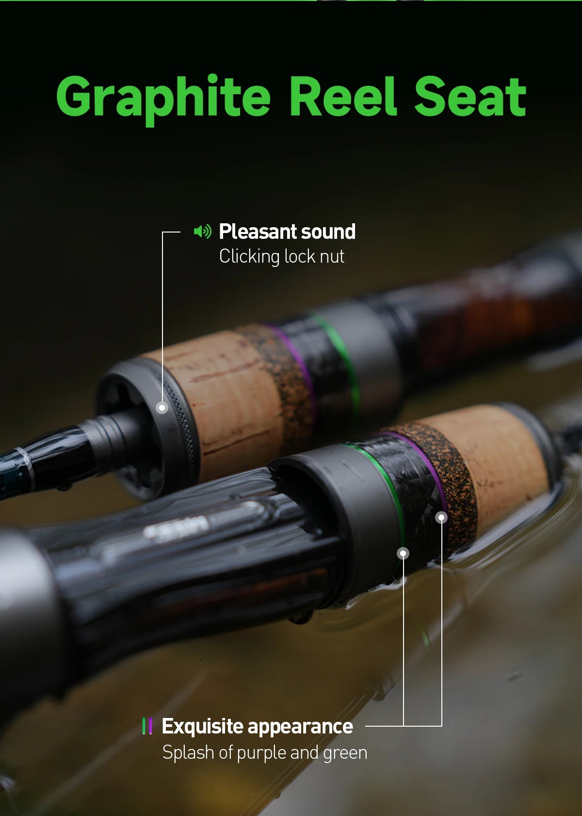 HANDING Magic L Micro BFS Fishing Rod Carbon Fishing Rod Lure Weight 1-8g FUJI® O+A Guide Rings UL/L Spinning Rod Casting Rod