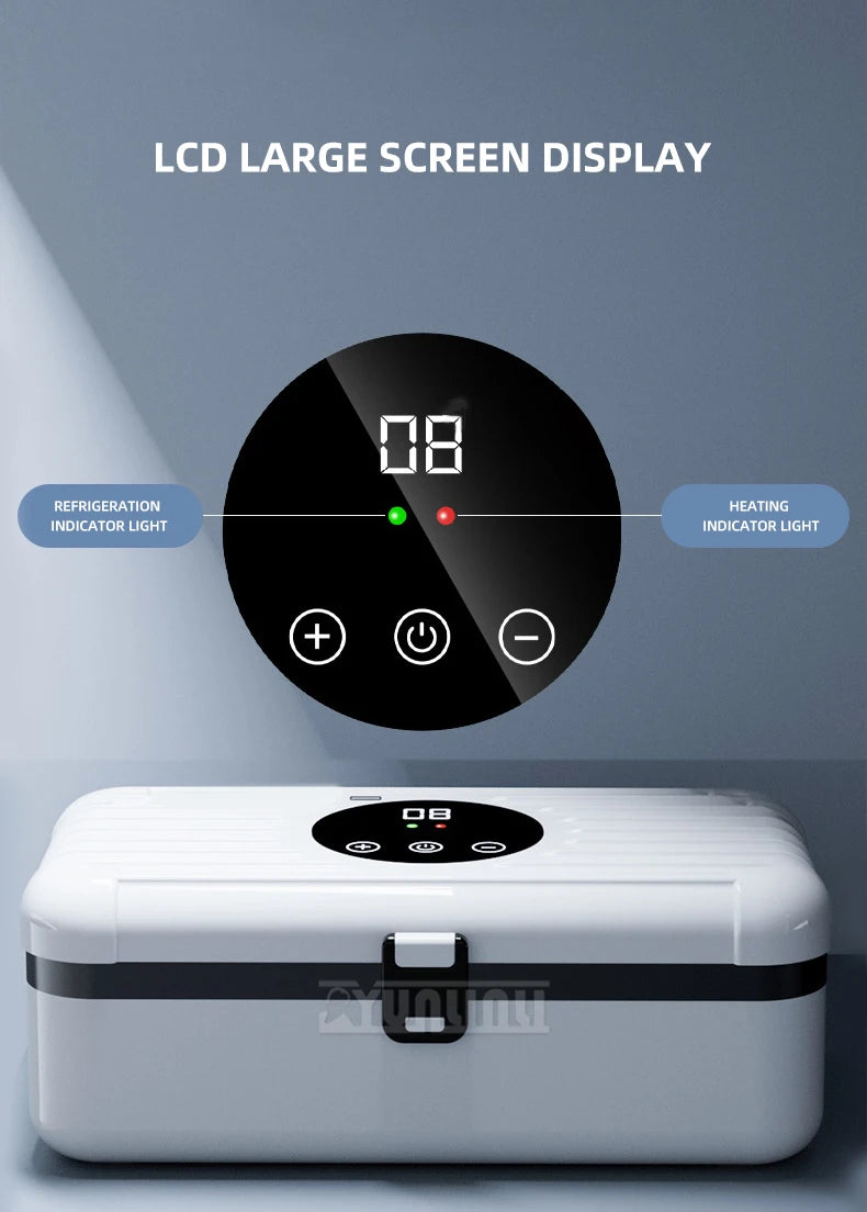 Cold and Hot Dual-use Plug Type Refrigeration Box Mini Refrigerator Portable Constant Temperature Box Heladeras