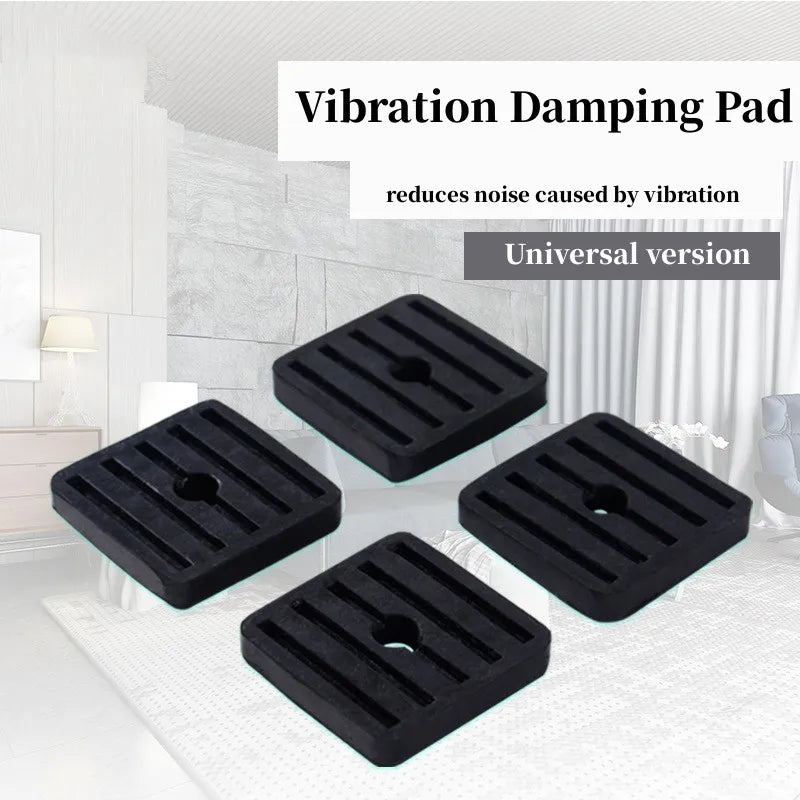 4Pcs Rubber Mount Shock Absorption Anti Slip Durable Anti Vibration Pad for Balcony Air Conditioner Outdoor Unit Outdoor Roofs
