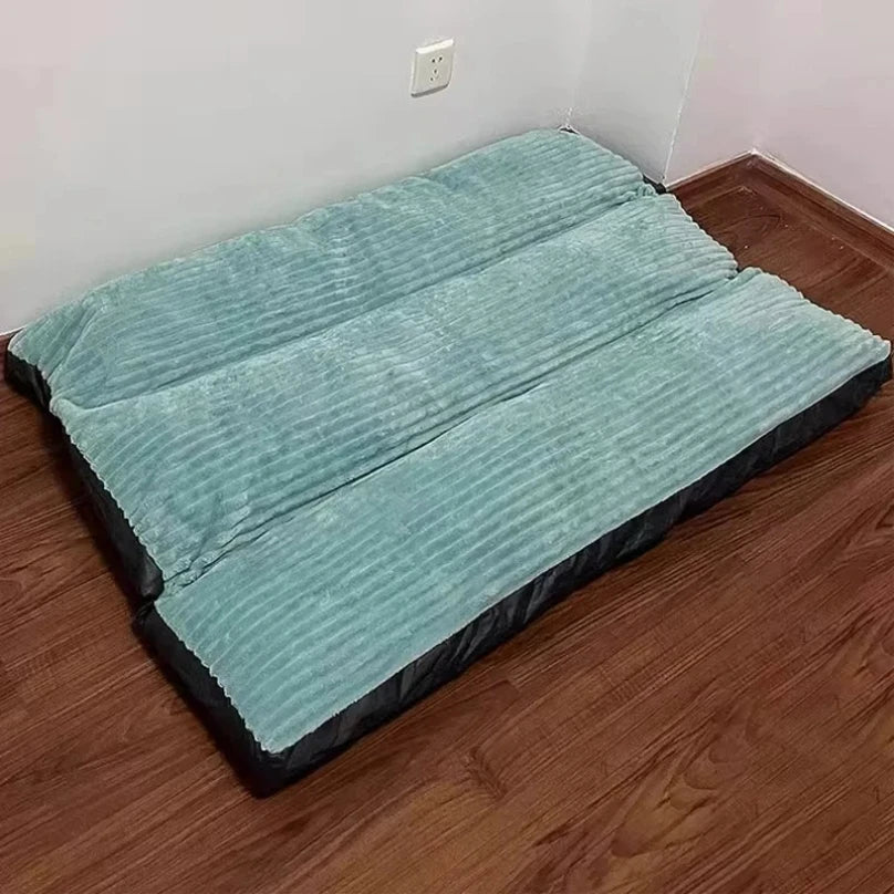 Winter Warm Pet Dog Bed Corduroy Dog Sleeping Mat Soft Pet Mat for Small Medium Large Dogs Detachable Washable Puppy Bed Retail