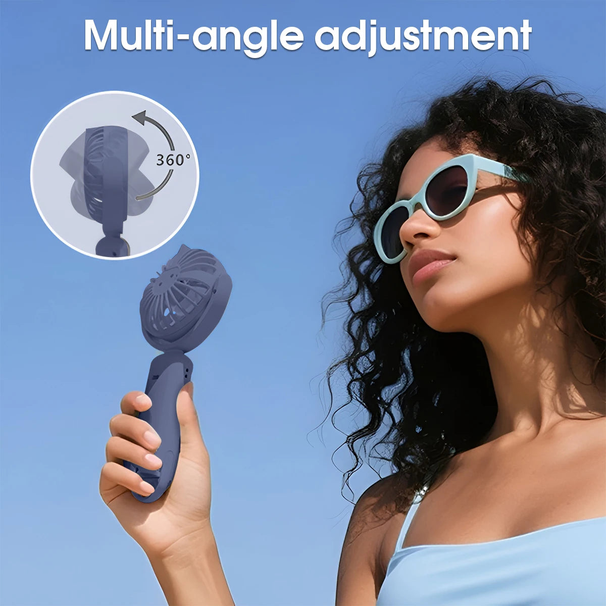 New Handheld Small Fan, Mini Portable Portable Cooling Device, Silent and Long-lasting, Essential for Summer Outdoor Coolness