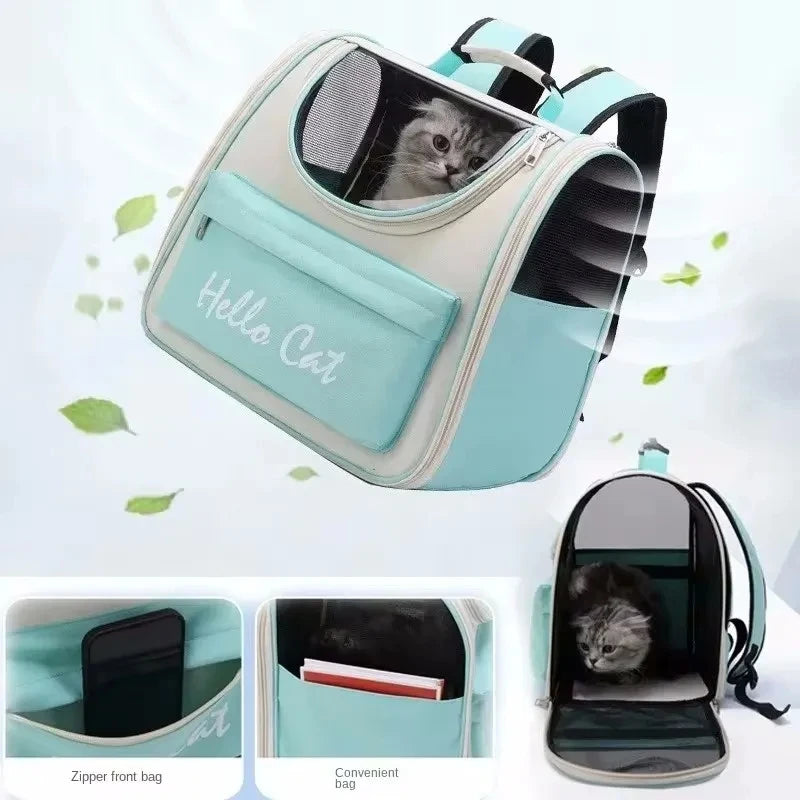 Cat Carrier Bags Windproof Outdoor Travel Backpack for Cat Small Dogs Transport Carrying Bag Cat Backpack Carriers With Cushion