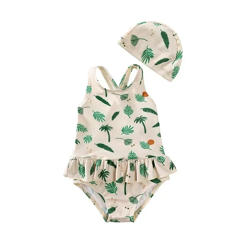 2026 Summer Kids Girls Swim Wears Baby Girl Set Beach Seaside Clothes 9M-8T Sister Swimming Suits Fashion Sunbeach Swimsuit
