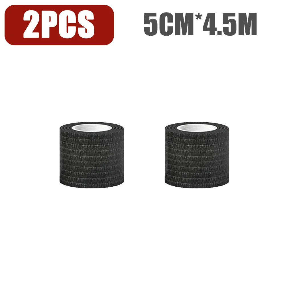 96/48/24/12/6/2pcs BlackTattoo Grip Tape Wrap Elastic Bandage Wrap 5cm/2.5cm for Tattoo Grip Tube Tattoo Pen Machine Supply