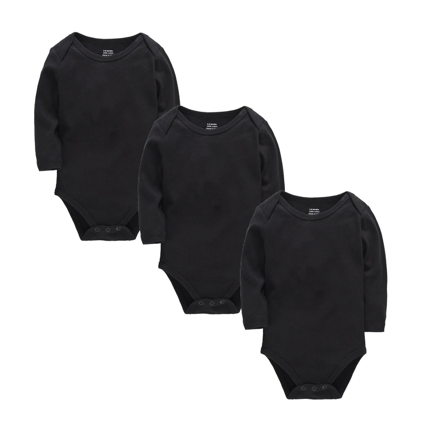 Honeyzone 3PCS/Sets Red Unisex Baby Bodysuit Loungewear Soft Long Sleeve Cotton One-Piece Jumpsuit Newborns Baby Clothing Babies