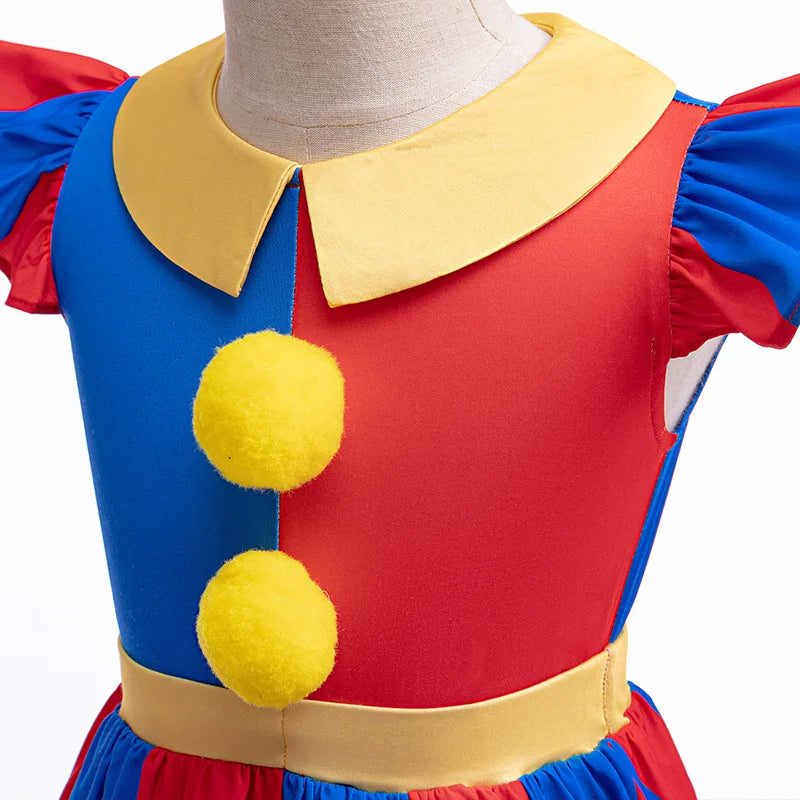 The Amazing Digital Circus Cosplay Costume Halloween Cartoon Circus Pomni Jax Ragatha Caine Jumpsuit Outfits Party Outfit