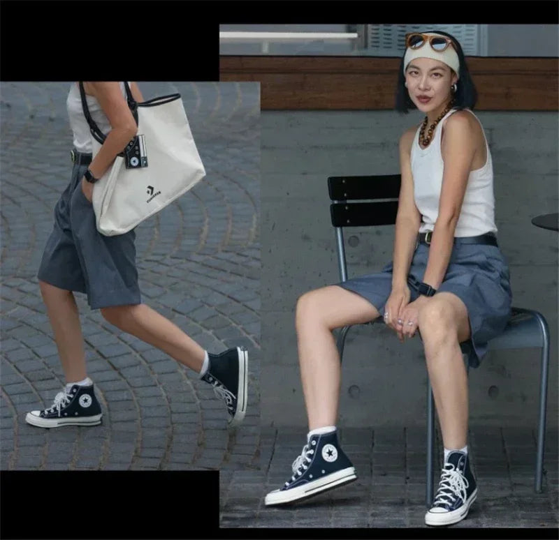 Converse 1970 High Canvas Casual Shoes For Men Women Black White Chuck Taylor All Star Comfortable Sports Skateboard Sneakers