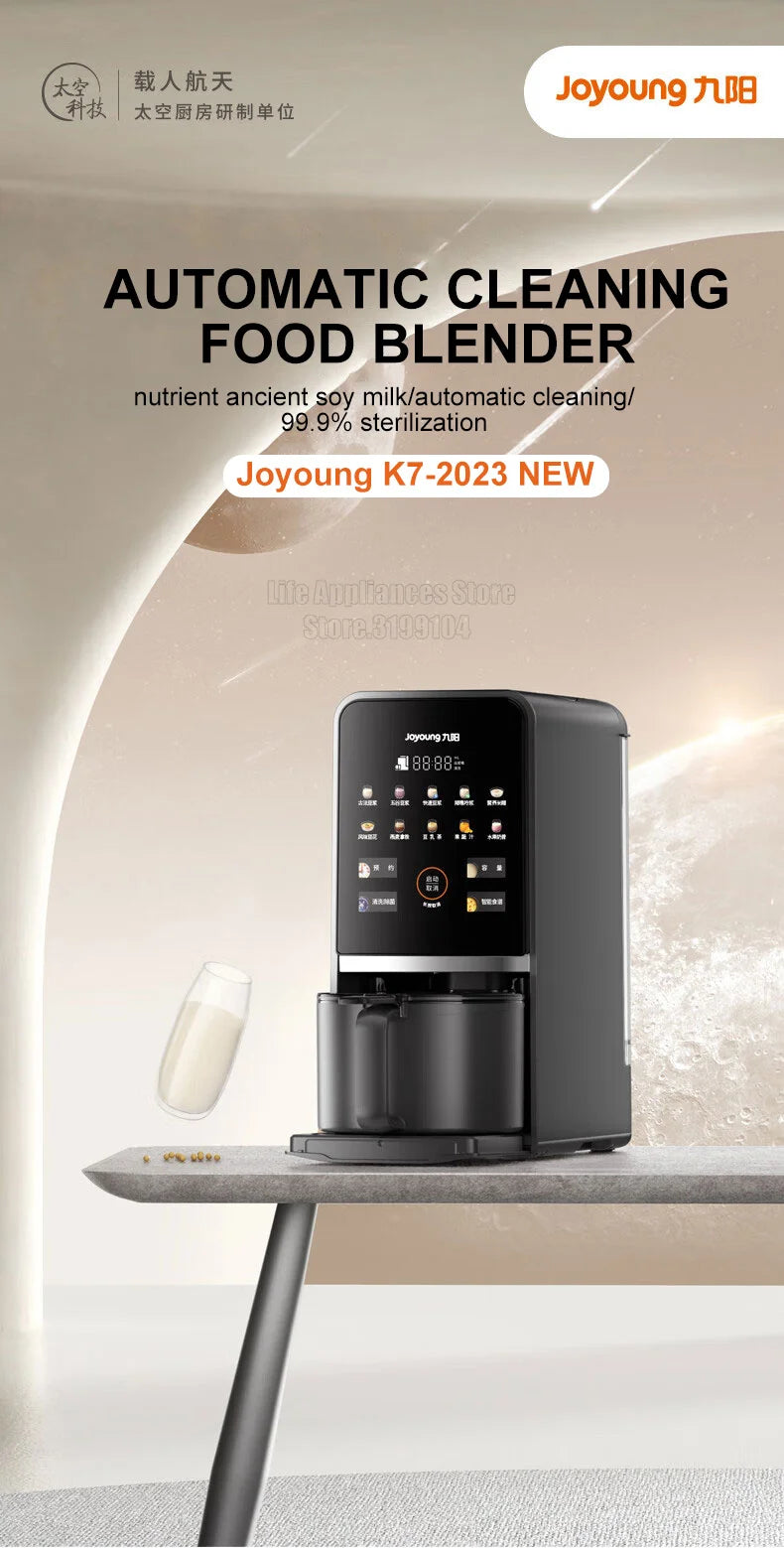 Joyoung K7 Electric Blender Auto Clean Soymilk Maker Multifunction Food Processor Mixer 1200ML Soybean Milk Machine