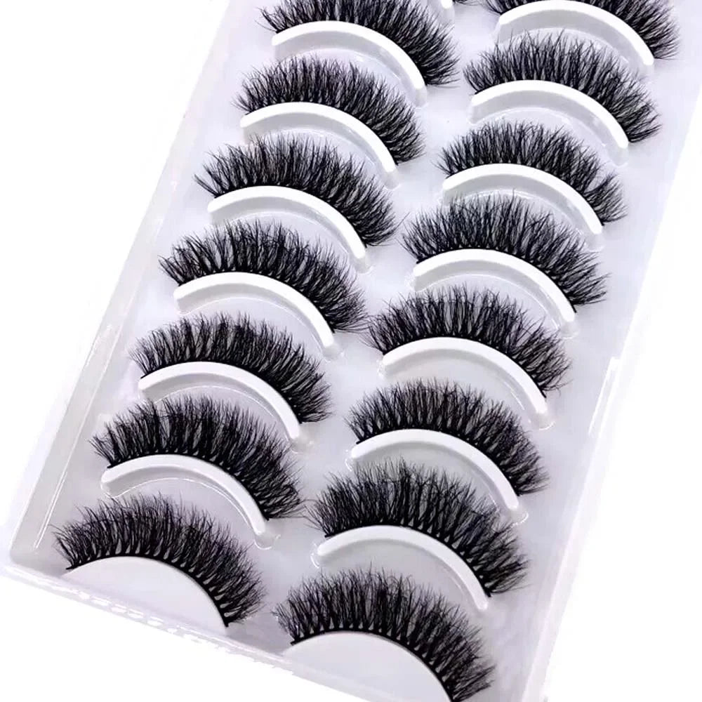 33 Style 10/50/100 Boxes 10Pairs Natural 3D Mink False Eyelashes Makeup Fake Eye Lashes Faux Cils Make Up Beauty Tools Wholesale