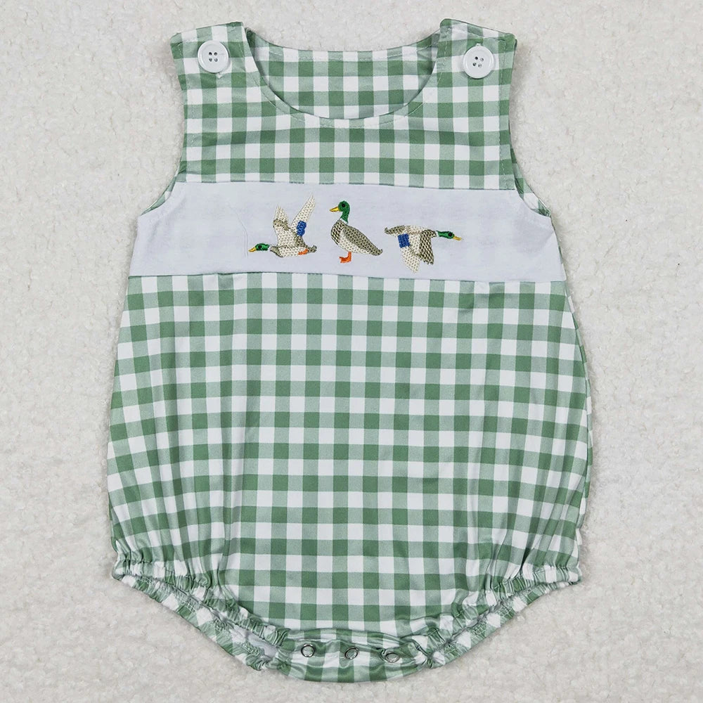 Hot Sale Kids Designer Clothes Boys Camo Branches Short Sleeve Rompers Boutique Infant Baby Boys Rompers Toddler Boy Jumpsuits
