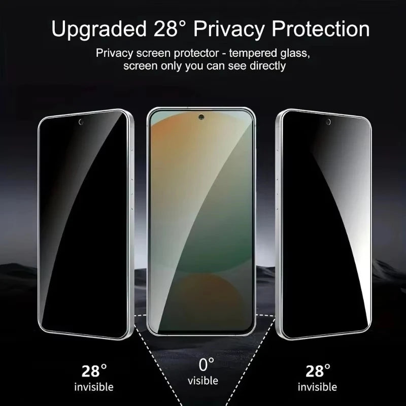 1-4PCS Privacy Tempered Glass For Redmi Note 15 Pro 5G 14 13 12 11 10 11S 10S 15C 14C 13C 12C 10C A3 Screen Protector Glass Film