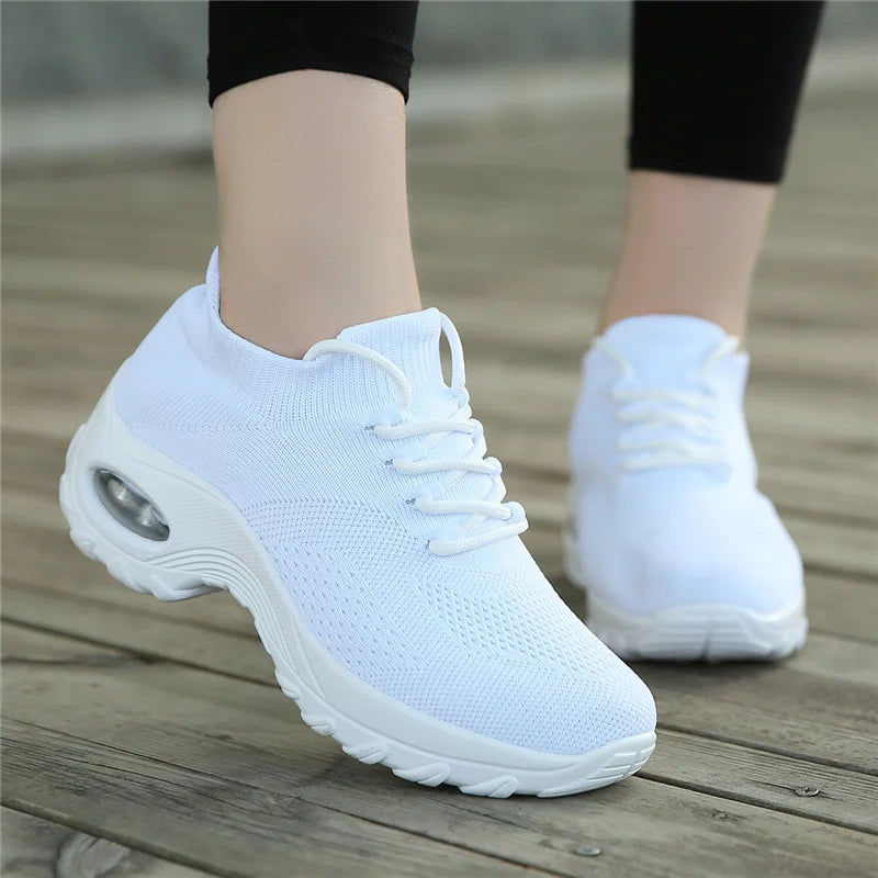 MAEDEF Women Shoes Athletic Sneaker Breathable Non Slip Women Walking Shoes Tennis Sports Casual Walking Shoes Woman Sneakers