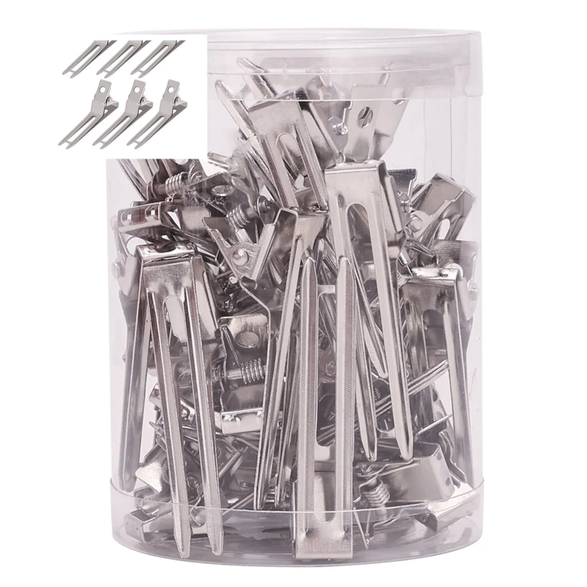 12/35/50/70/80Pcs Positioning Metal Hair Clips Hairpins for Women Styling Tools Barber Hair Cut Clamps DIY Curls for Salon