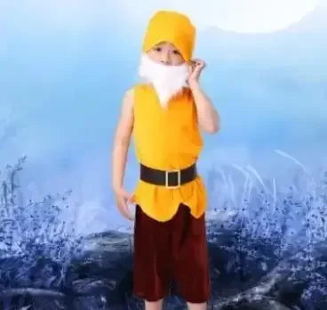 2025 Halloween Carnaval Cosplay vêtements noël Performance sept nains Costume pour enfants Costumes de noël pour enfants