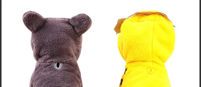 Free shiping warm xxs dog clothes winter pajama small dog costume cotton pet Hoodie Coat lovely cat jacket winter PT014