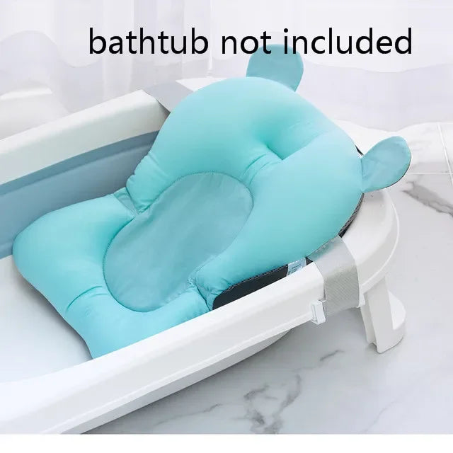 Baby Bath Seat Support Mat Shower Safety Tub Pad Newborn Bathtub Recliner Infant Anti-Slip Soft Comfort Body Cushion Baby Stuff
