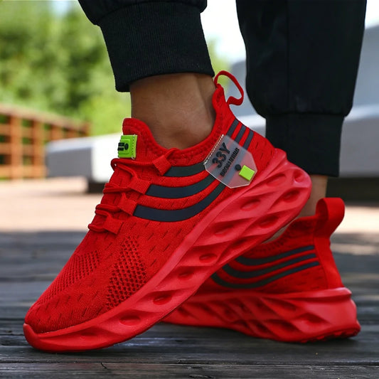Casual Sports Running Shoes for Men Lightweight Casual Sports Shoes Comfort Athletic Nonskid Sneakers Outdoor Tenis Para Hombre