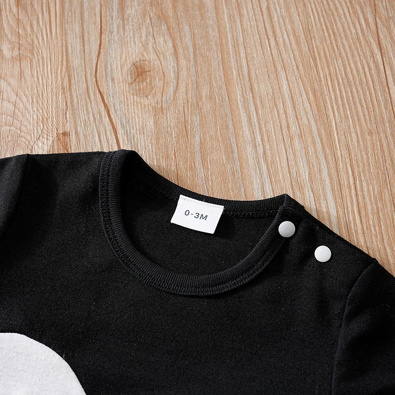 Baby Clothes Cute Cartoon Penguin Comfortable Soft Boy And Girl Summer Round Neck Short Sleeved Baby Jumpsuit