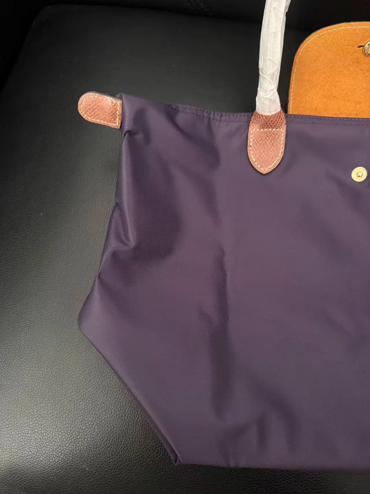 2026 femmes Y2K, sac à main en nylon écologique pliable, sac à bandoulière simple grande capacité Commuter bag