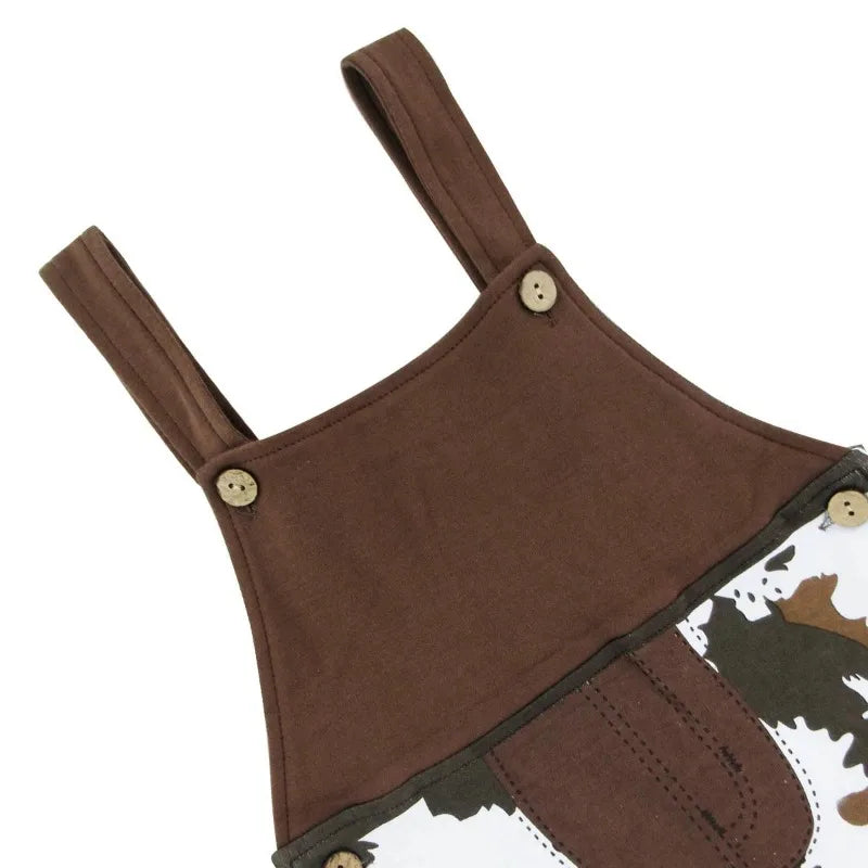 Baby Boys Western Cowboy Romper Sets with Scarf and Hat Toddler Carnival Fancy Dress Cosplay Party Costume Infant Outfitts